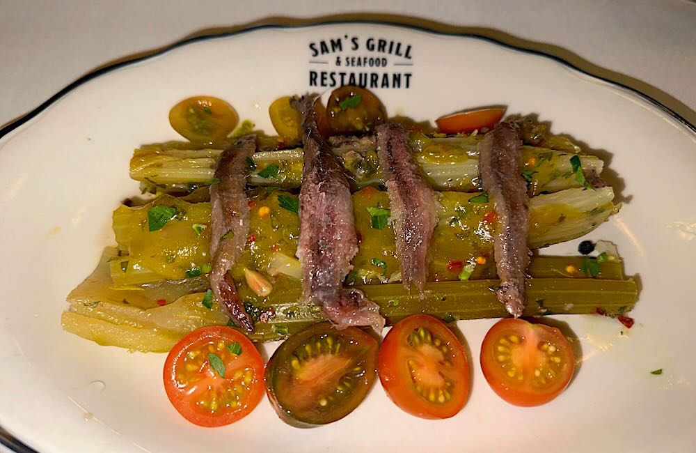 Celery Victor at Sam's Grill