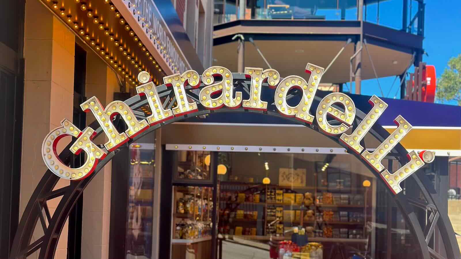 Ghirardelli Square Sign