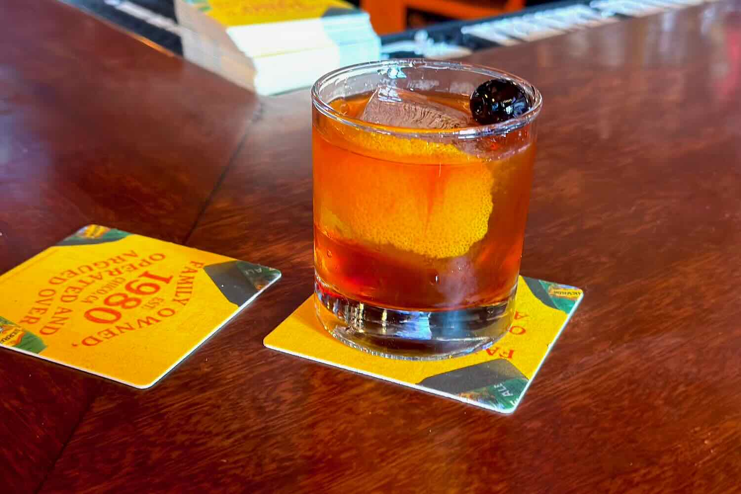 Pumpkin Spice Old Fashioned Cocktail