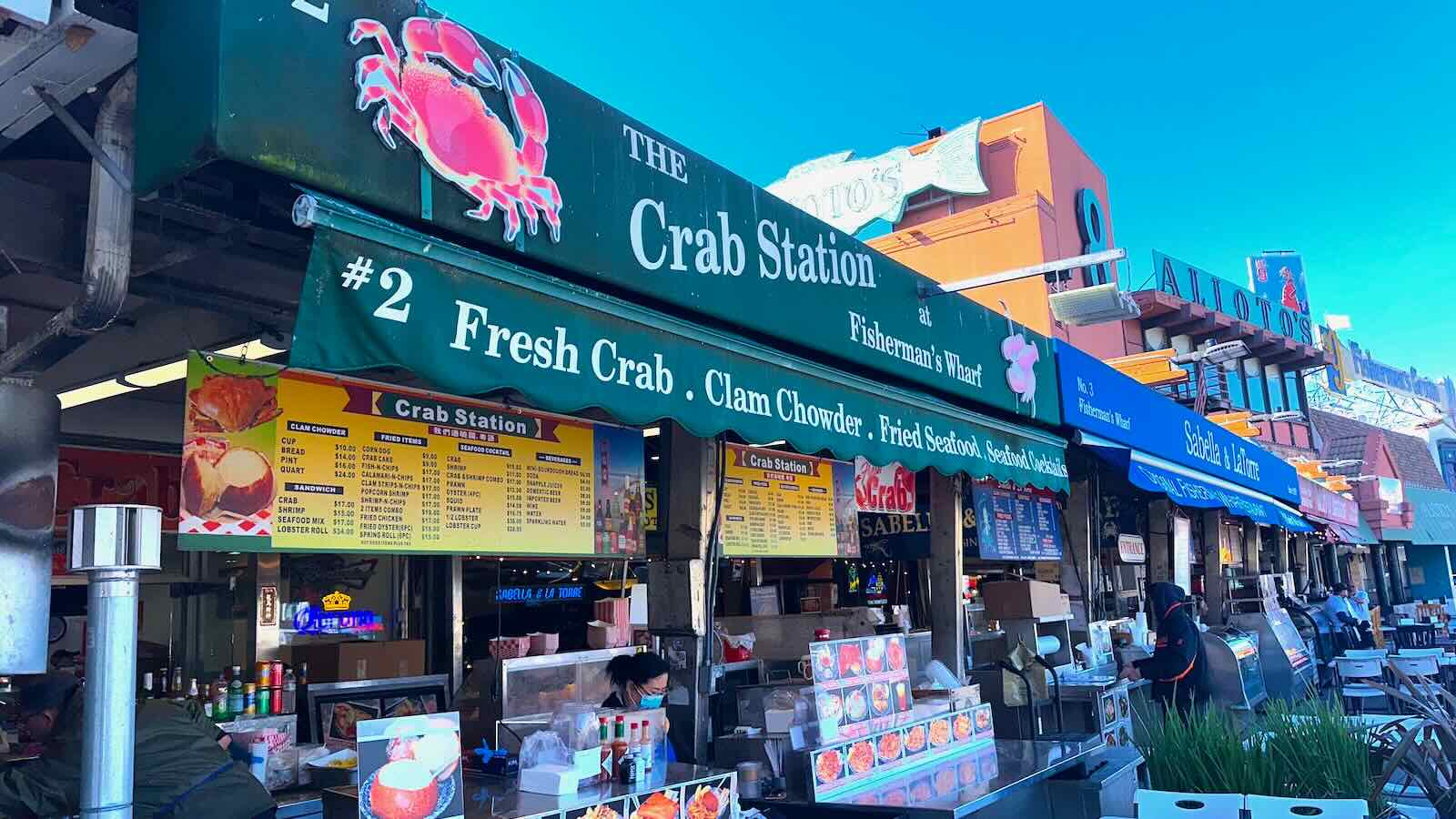 The Crab Station in Fisherman's Wharf